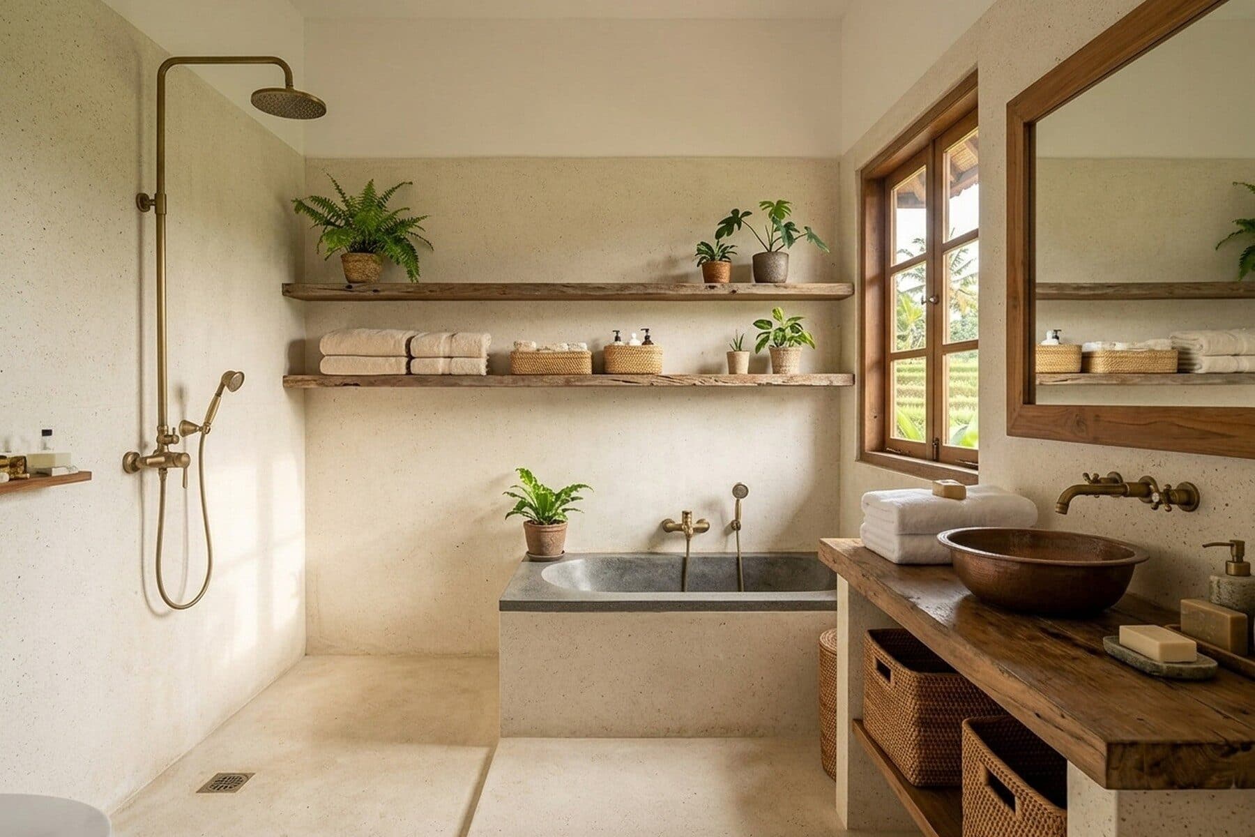 Griya Kopi: Family bathroom