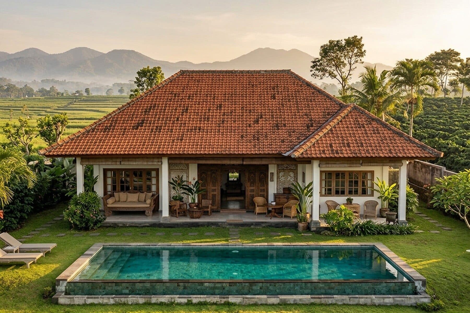 Griya Kopi, family house by the coffee garden