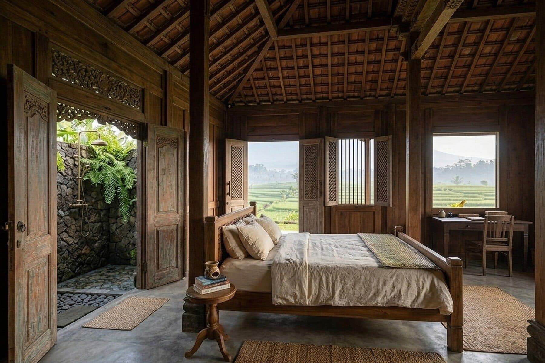 Joglo Agung: Garden bedroom