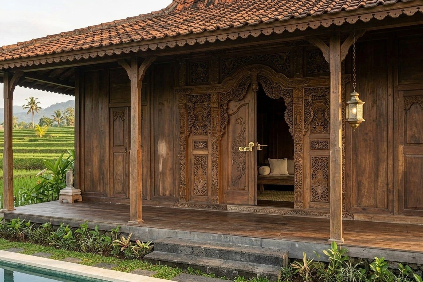 Joglo Jati: Old wood