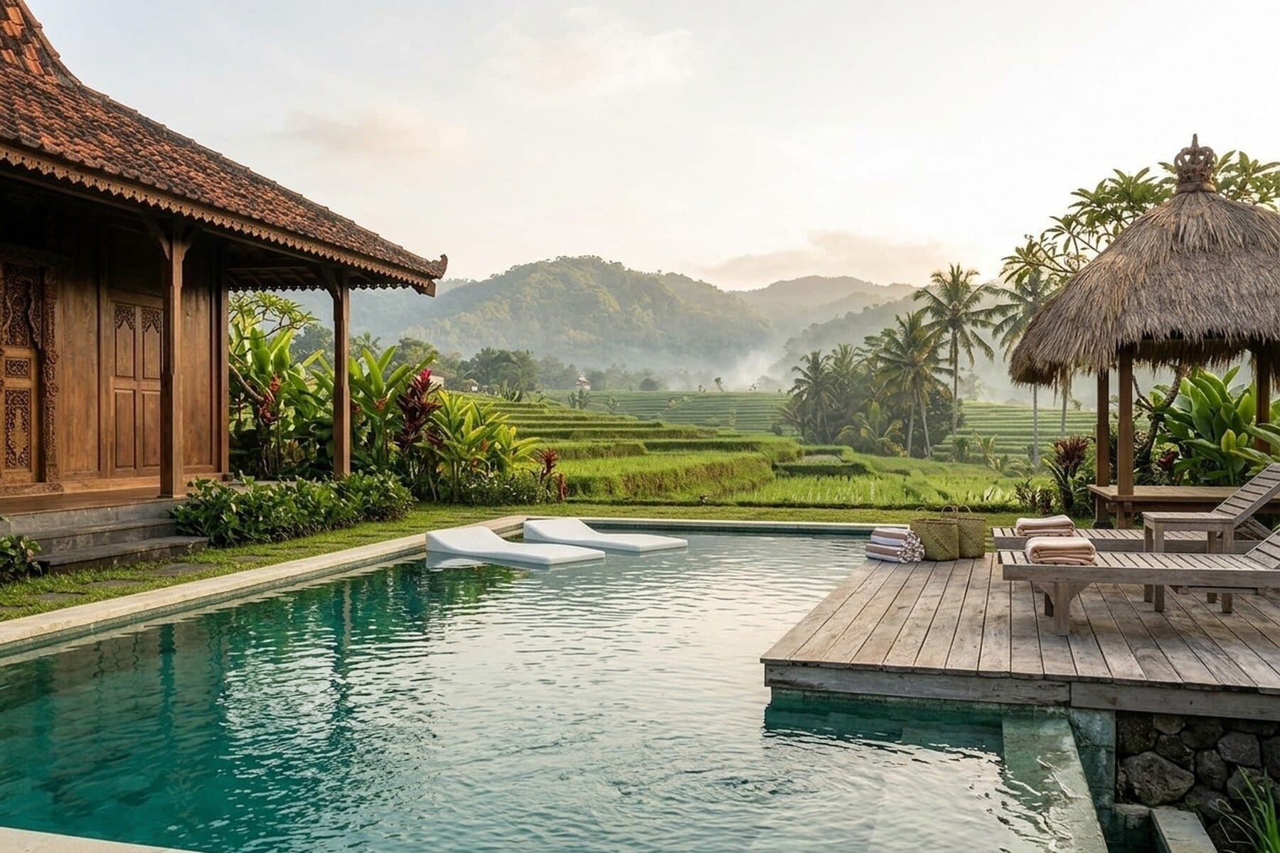 Joglo Jati: Private pool