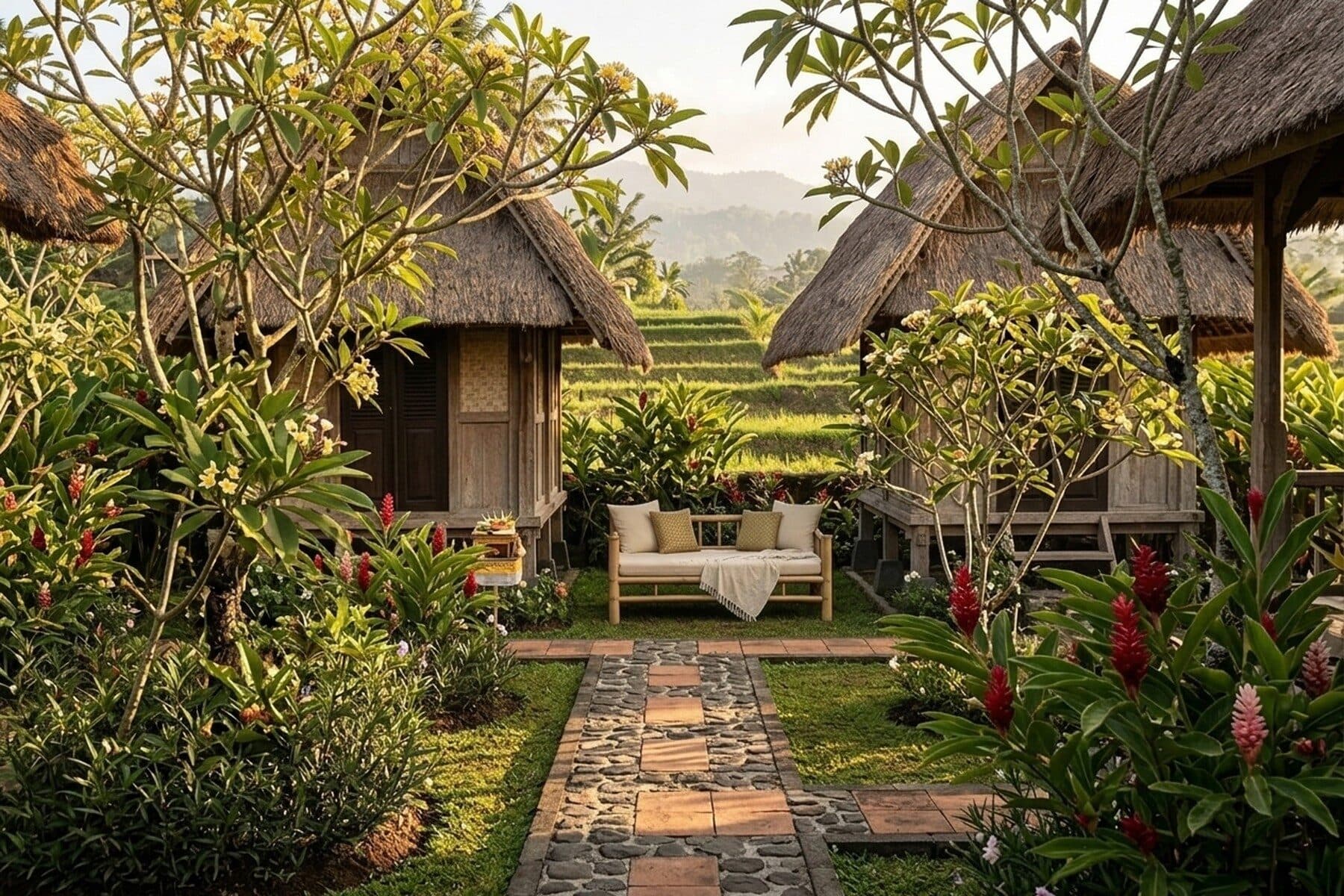 Lumbung Kembar: The garden