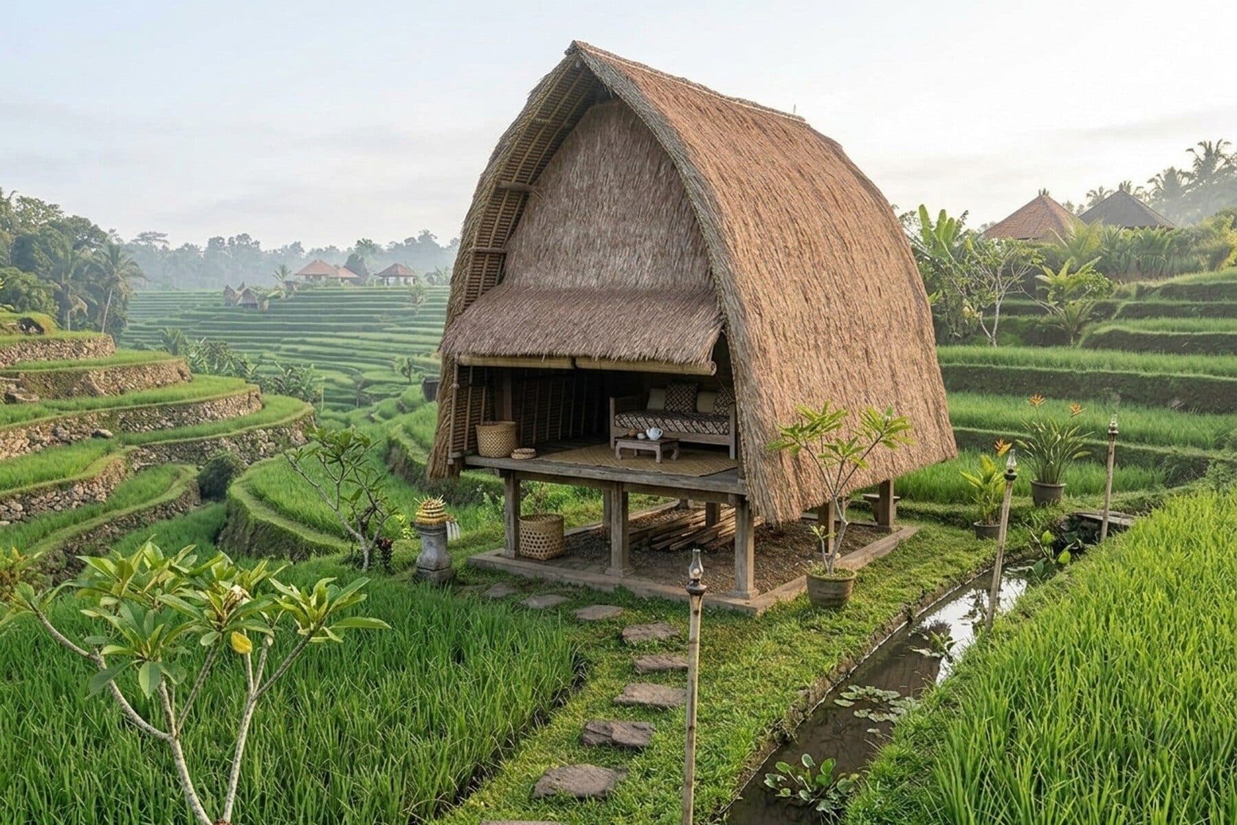 Lumbung Padi: The path in