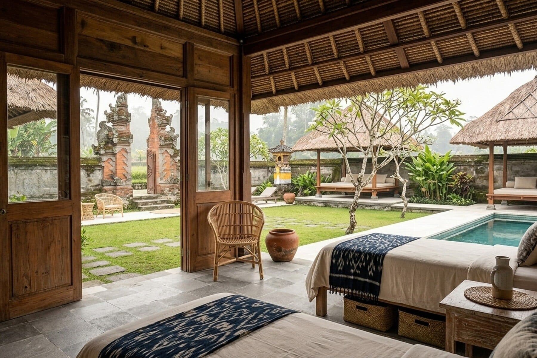 Puri Sidemen: Garden pavilion