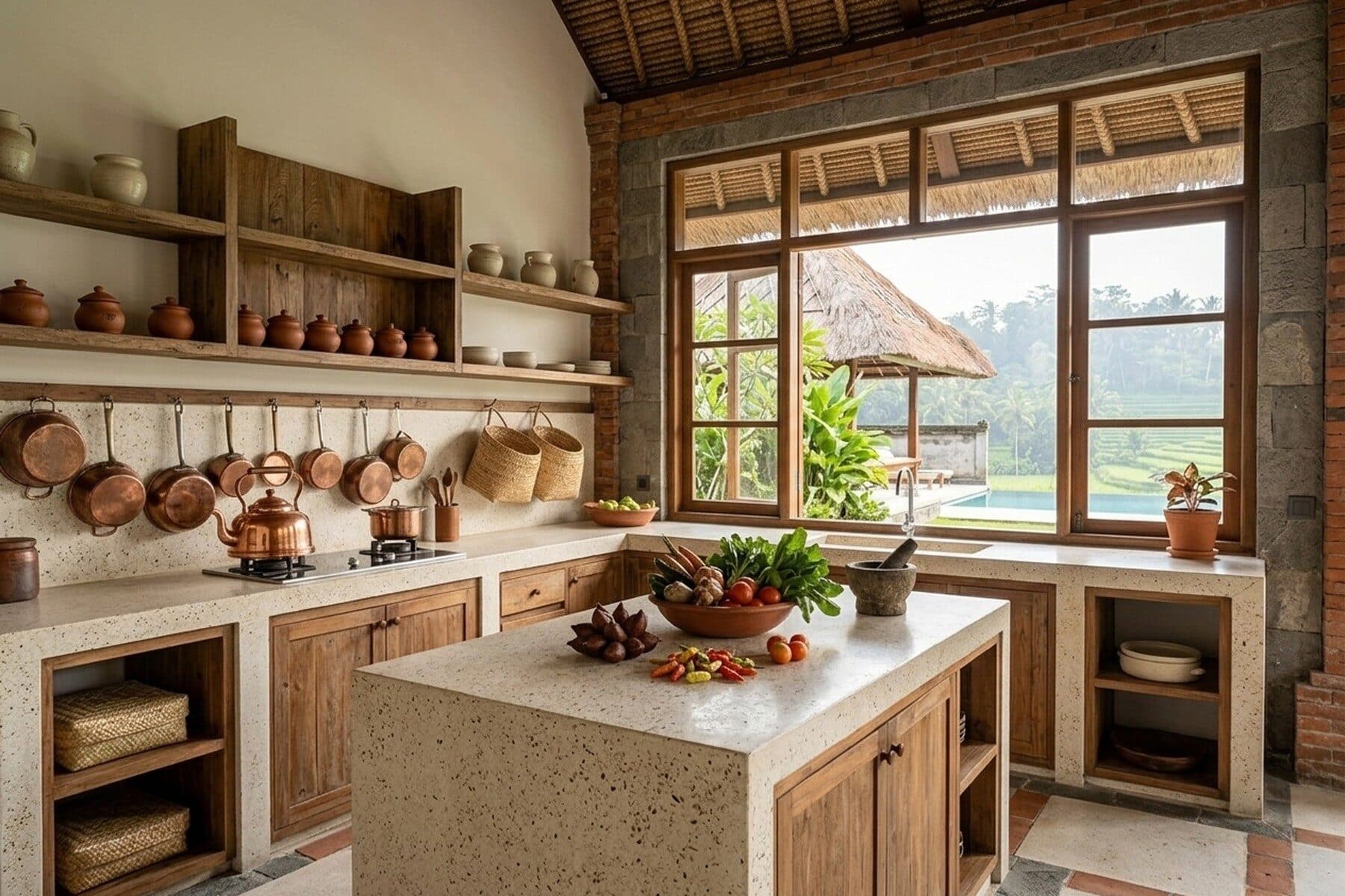 Puri Sidemen: Kitchen