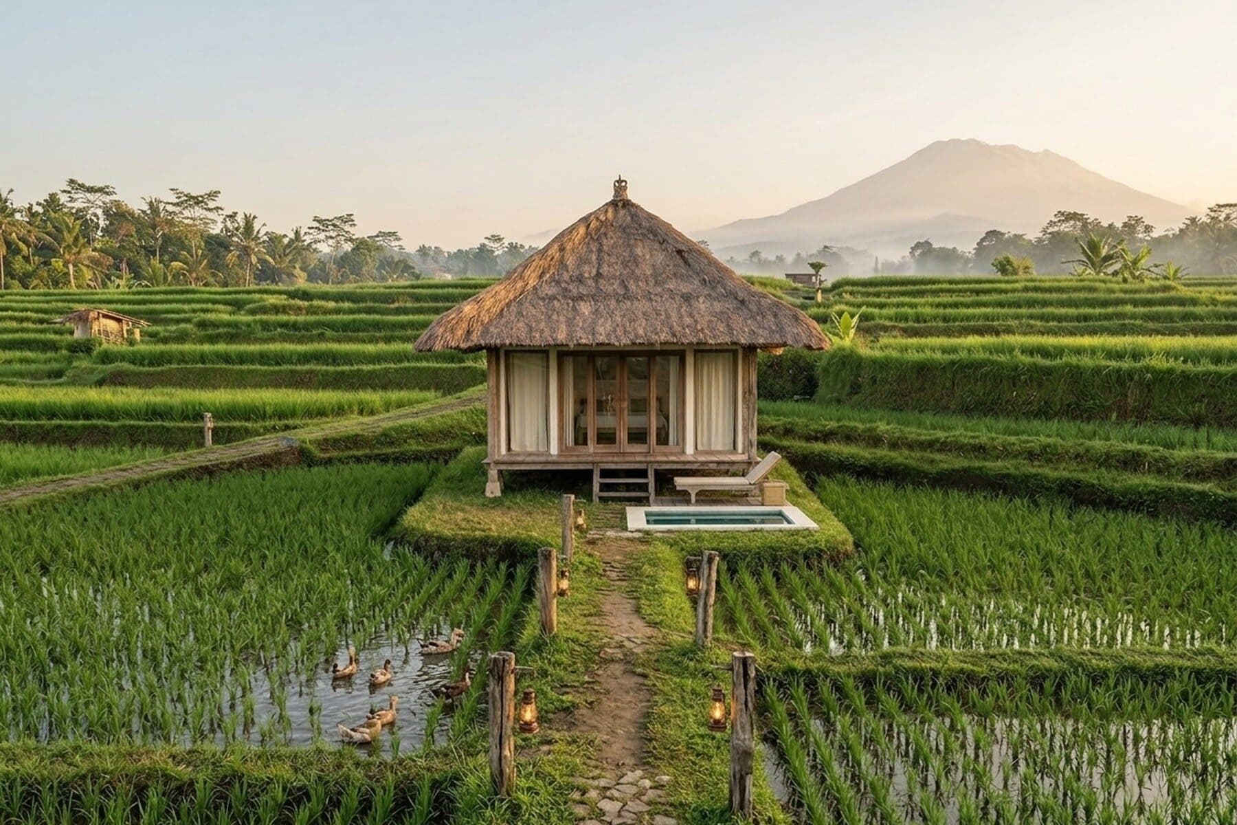 Rumah Sawah: The paddy path